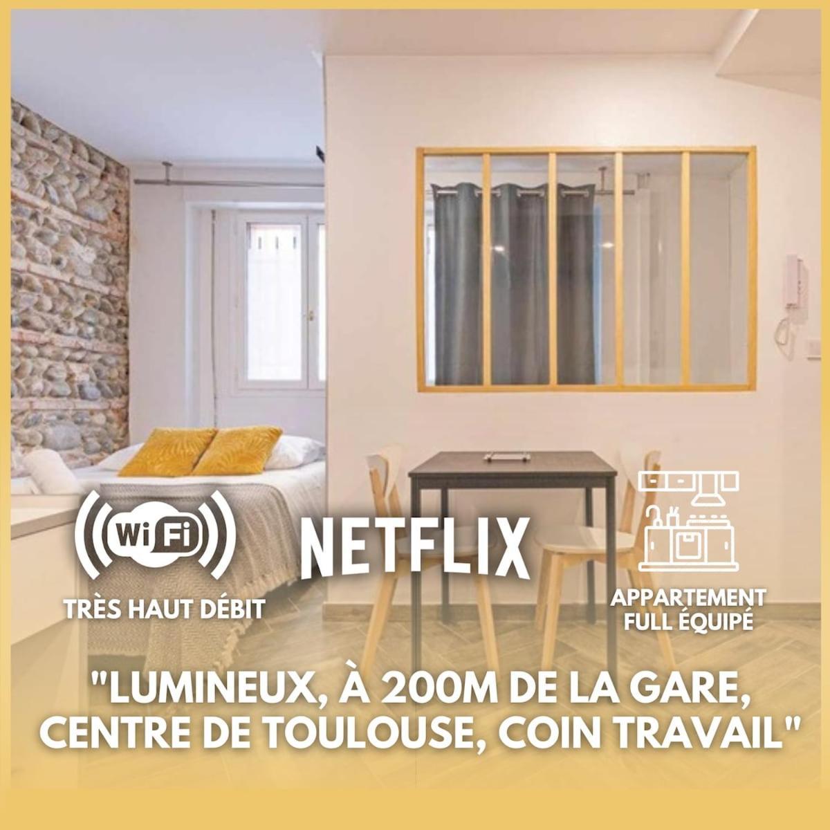 Grand Studio Avec Espace De Travail Tolosa Esterno foto